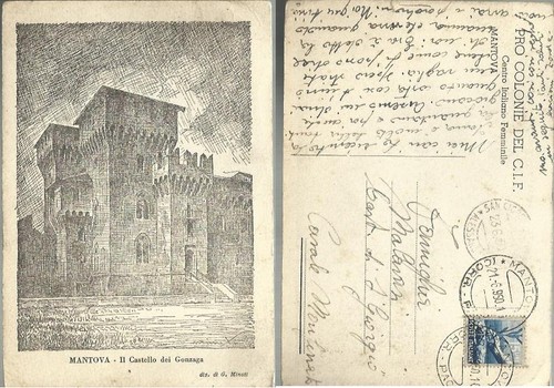 Cartolina artistica mantova - ,