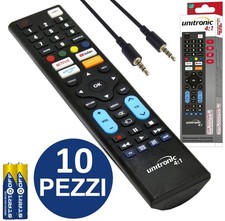 TELECOMANDO 4 IN 1 UNITRONIC FUNZIONI SMART 1 PROGRAMMATORE JACK KIT 10 PEZZI