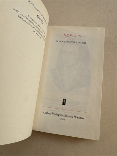Opere novalis volume - di, in