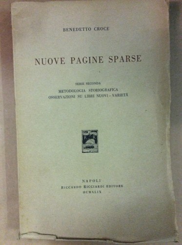 Libro croce benedetto - croce,