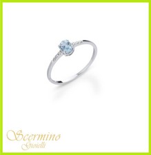 ANELLO IN ORO BIANCO 18K CON