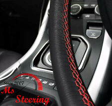 COPRIVOLANTE IN PELLE PER LAND ROVER FREELANDER 2 06+ CON CUCITURE ROSSE