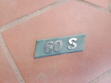 Targhetta Parafango Fiat Uno 60 S