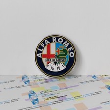 Disco orario in plexiglass gadget auto Alfa Romeo anni 70 vintage