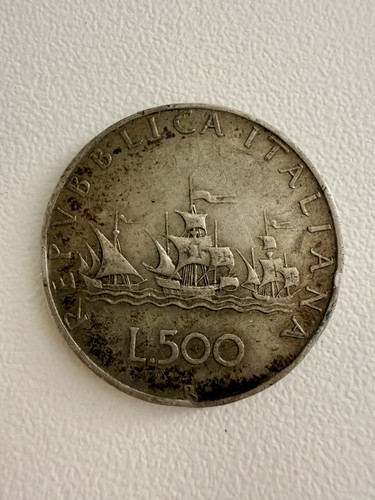 Moneta 500 lire caravelle - lire,,