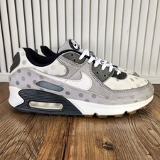 Scarpe Nike Air Max 90 NRG Venn Diagram da uomo taglia 8 grigio nebbia a pois CZ1929-100