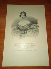 Stampa. Giuseppina Strepponi (moglie di Verdi) nel Teatro Gallo in Venezia 1900