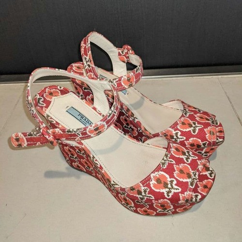 Sandali prada rossi con - sandali,