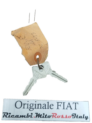 Coppia chiave blocchetto - chiave,