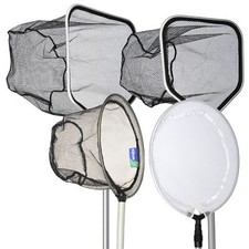 HOZELOCK RETE STAGNO SKIMMER TELESCOPICO MANICO LUNGO GIARDINO PESCI LAGHETTO ALGHE DETRITI