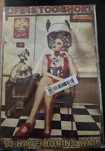 Insegna vintage donna salone - vintage,