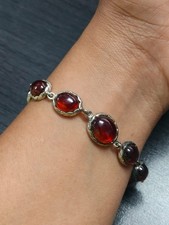 Bracciale a maglie con pietre