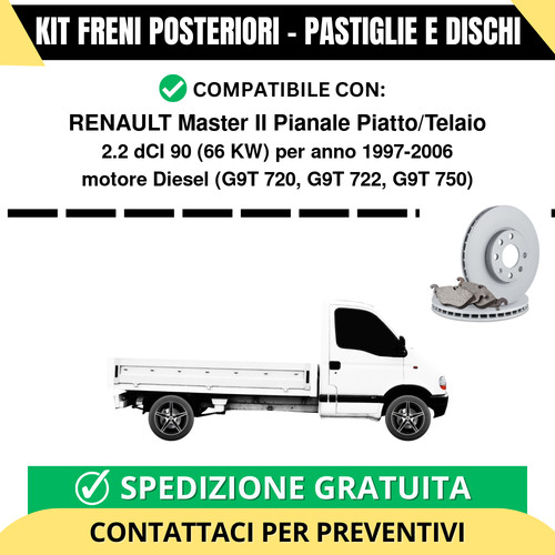 Kit freni posteriori per - freni,