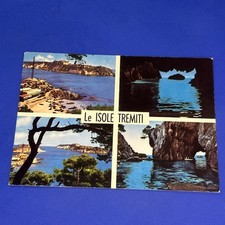 LE ISOLE TREMITI  NON VIAGGIATA CARTOLINA RICORDO