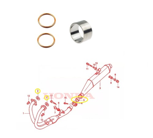 Honda cbf 500 - honda, kit