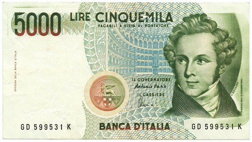 5000 lire errore - 5000,