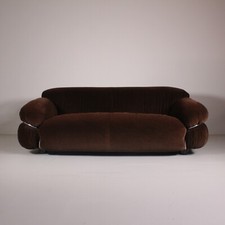 2 Divani Sesann, Gianfranco Frattini, Cassina, velluto originale
