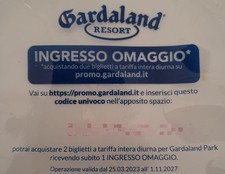 Biglietto d'ingresso 2x1