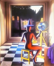Mark Kostabi  serigrafia The