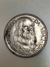 VECCHIA MEDAGLIA LEONARDO DA