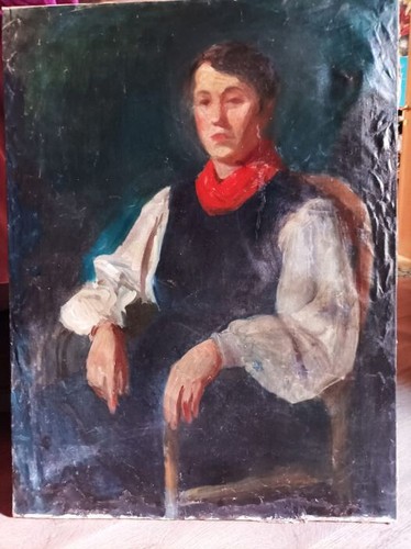 Olio tela inizio - tela, 900