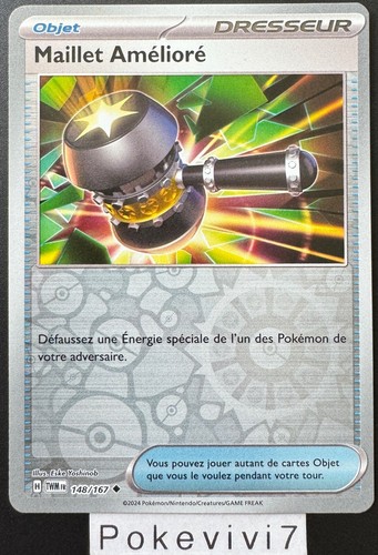 Carte pokemon maillet ameliore - carte,