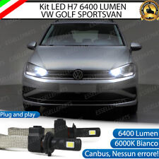 KIT FULL LED H7 CANBUS VOLKSWAGEN GOLF SPORTSVAN RESTYLING 6000K ABBAGLIANTI