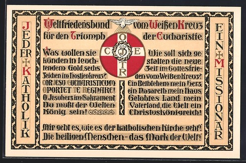 Cartolina federazione mondiale - cartolina,
