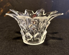 PARALUME FIORE ANANAS TRASPARENTE, Ø 115 mm, H 65 mm, FORO 30 mm, PER LAMPADARI