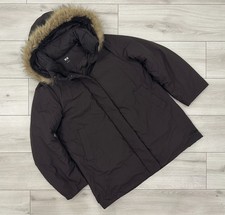 Uniqlo Piumino Cappotto Corto Zip con Cappuccio Protezione Freddo Taglia:M