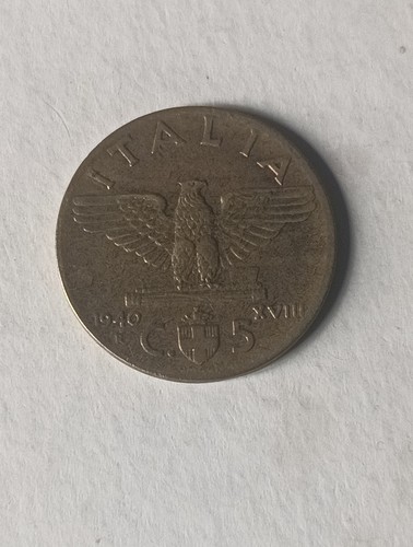 Moneta 1940 centesimi - 1940, 5