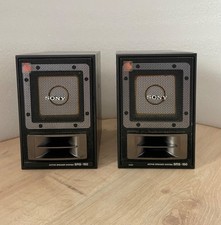 Sony SRS-150 Active Speaker System Vintage Paire d'enceintes actives Made  Japan