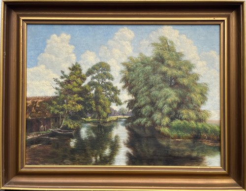 Quadro olio impressionista - quadro,
