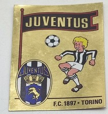 ALBUM CALCIATORI 1980-81 Panini 190 JUVENTUS Scudetto Badge nuova con velina