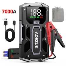 7000A Avviamento Auto Jump Starter Caricabatterie 12V Auto Booster Powerbank + Borsa