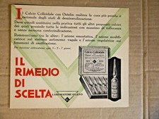 Z148-IL RIMEDIO DI SCELTA CALCIO COLLOIDALE PUBBLICITA' CM 18X15 CIRCA