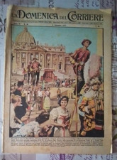 LA DOMENICA DEL CORRIERE N. 36 1957 LA STORIA DI ROMA RACCONTATA DA MONTANELLI