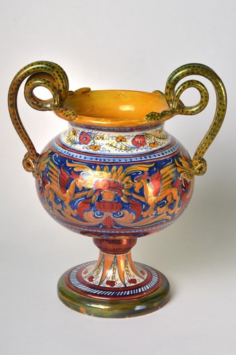 Vaso ceramica lustro - in,