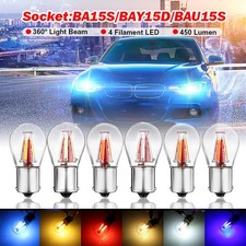 4 Filamenti COB LED BAU15S