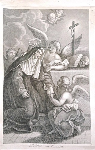 Rita cascia incisione - rita,