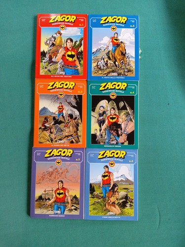 Zagor darkwood novels - novels, 1/6