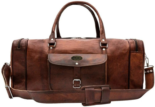 Borsone pelle genuine - borsone,