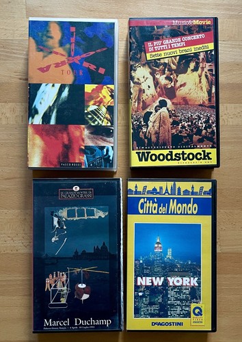 Vhs originali vasco rossi e - rossi,