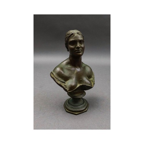 Scultura busto donna bronzo - scultura,