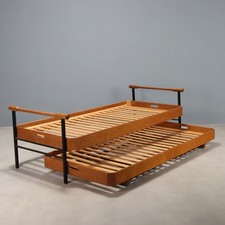 Letto 'L75' Design Osvaldo Borsani per Tecno Coppia Letti Anni 60-70 Originali