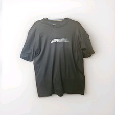T-shirt Supreme nera logo movimento taglia M 100% cotone manica corta