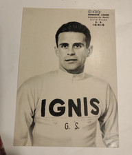 Renato Longo cucine Ignis  ciclismo cartolina con errore nome  1960-61