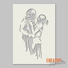 Think Tank Stencil --Banksy--
