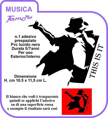 Michael jackson adesivo this - michael,