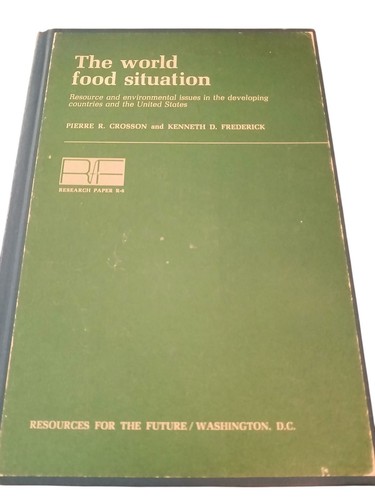 The world food situation - world, by